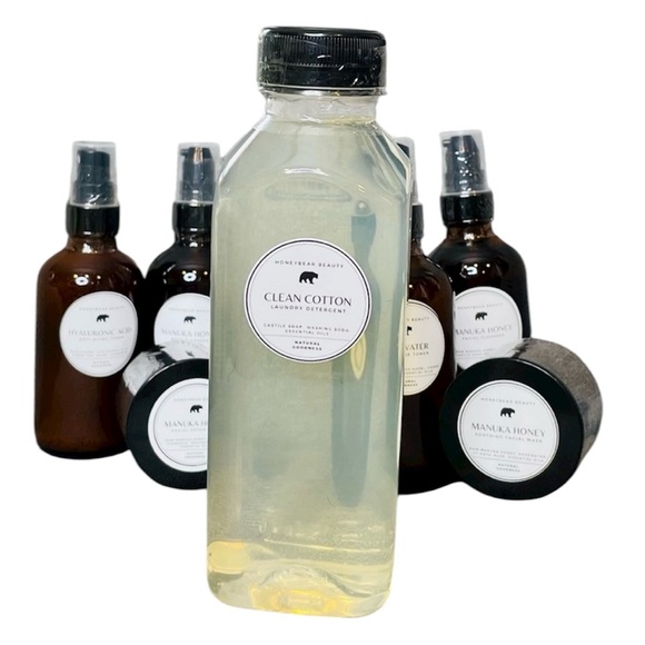 HoneyBear Home Clean Cotton Laundry Detergent - Natural, Effective & Non-Toxic - Picture 3 of 3